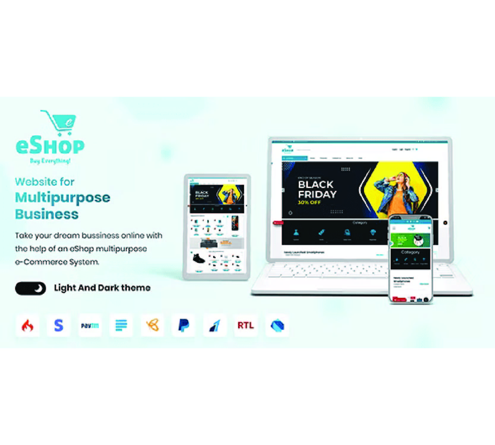 eShop Web- 电子商务单一供应商网站 |电子商务商店网站
